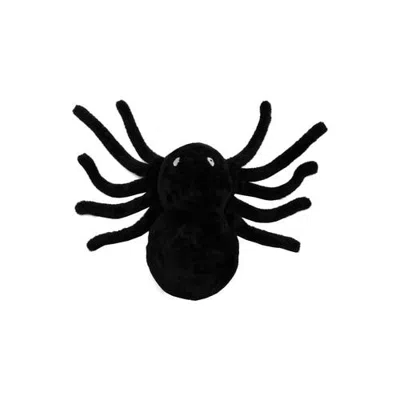 Olive Grove Noir Spider Silhouette Pillow In Black