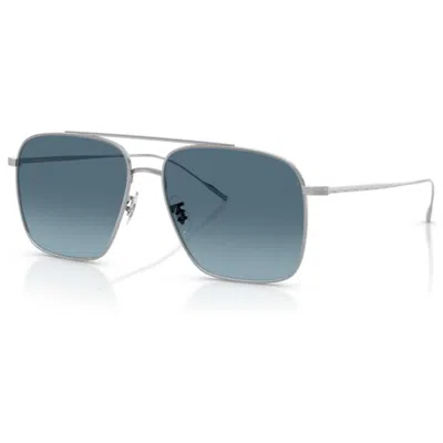 Oliver Peoples Dresner Unisex Sunglasses In Silver