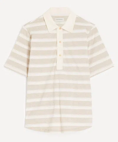 Oliver Spencer Mens Stanfield Polo Shirt In Neutral