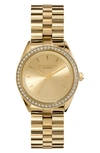 Olivia Burton Bejewelled Bracelet Watch, 34mm In Gold
