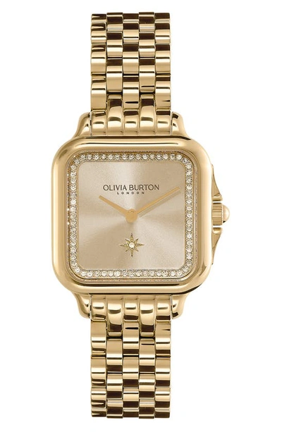 Olivia Burton Grosvenor Bracelet Watch, 28mm In Gold