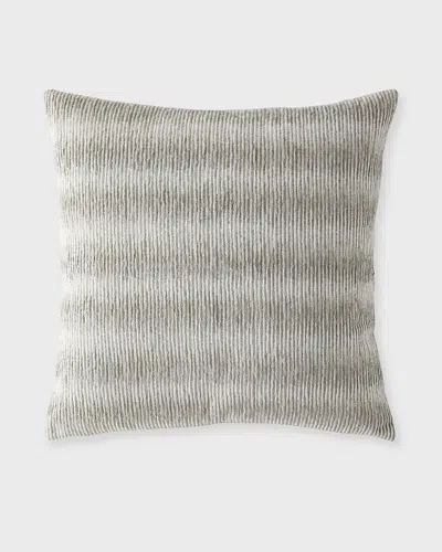 Olivia Quido Arctic Reversible Euro Sham In Gray