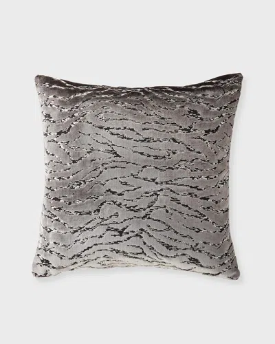 Olivia Quido Safari Pillow, 20" Square In Gray