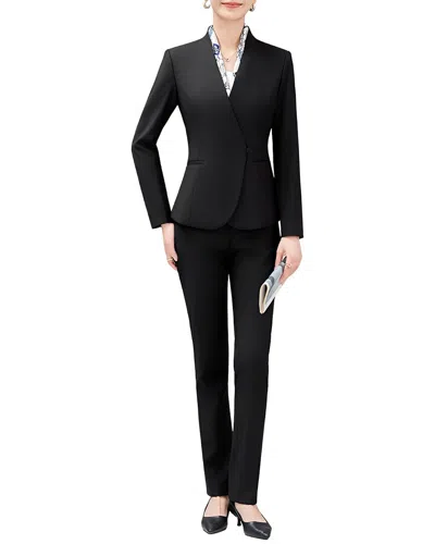 Olivia Taylor 2pc Jacket & Skirt Set In Black