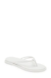 Olukai Aka Flip Flop In White / White