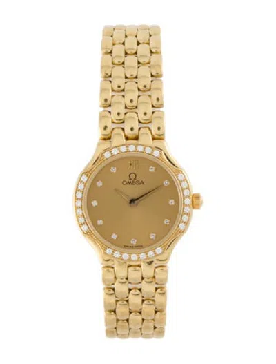 Pre-owned Omega De Ville Vasarely Watch, 23mm In Multicolor