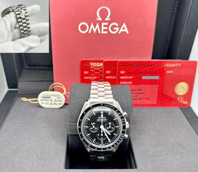 Pre-owned Omega New  Speedmaster Moonwatch Dominos Edition 310.30.42.50.01.001 Box Paper In Multiple