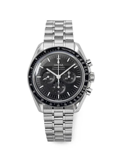 Pre-owned Omega Speedmaster Professional 42mm Watch In Black