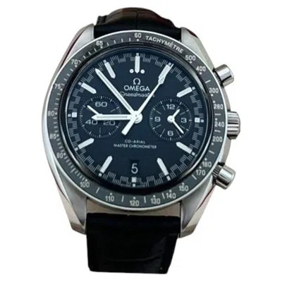 Pre-owned Omega Speedmaster Racing 329.33.44.51.01.001 44mm Black Dial Box Papers