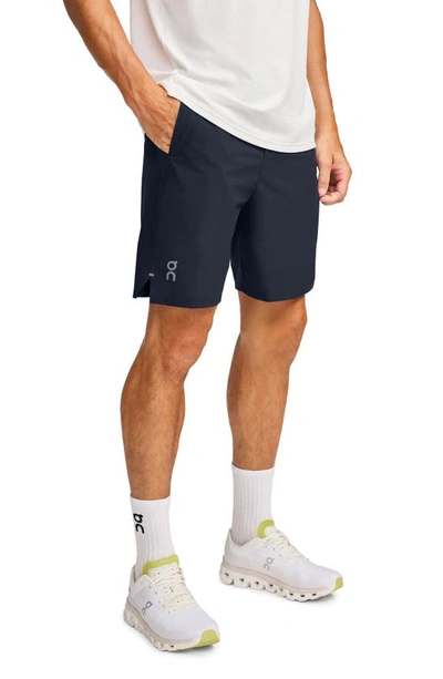 On 2-in-1 Hybrid Performance Shorts In Navy