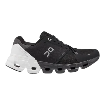 On Cloudflyer 4 Wide Sneaker In Black White Women