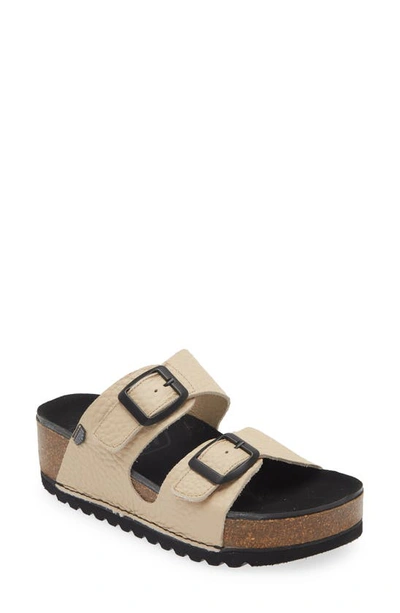 On Foot 1100 Naoshima Sandal In Beige