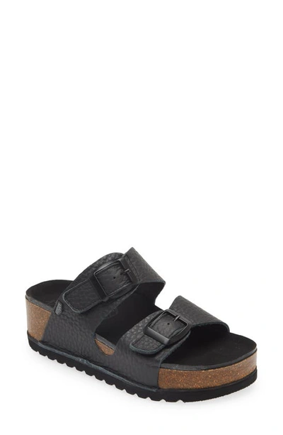 On Foot 1100 Naoshima Sandal In Black