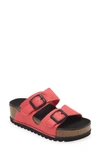 On Foot 1100 Naoshima Sandal In Strawberry