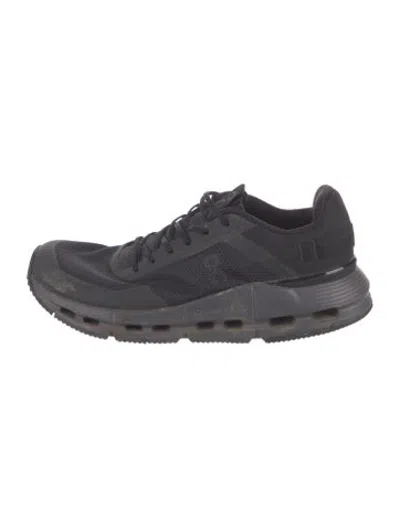 Pre-owned On Mesh Athletic Sneakers In Black