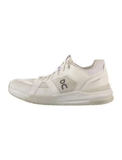 Pre-owned On Mesh Athletic Sneakers In White