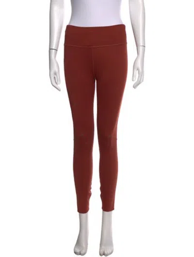 Pre-owned On Skinny Leg Pants In Red