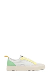 Oncept London Low Top Sneaker In White - Citrine