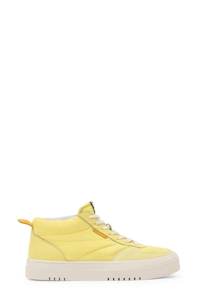 Oncept Los Angeles High Top Sneaker In Pale Lime