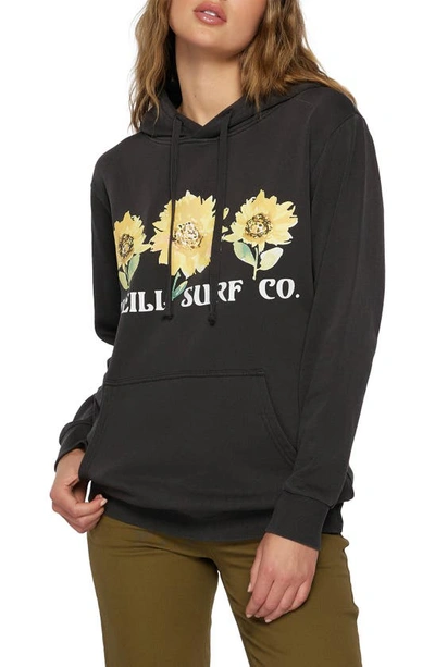 O'neill Forever Graphic Hoodie In Washed Black