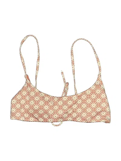 Pre-owned O'neill Swimsuit Top Tan Swimwear