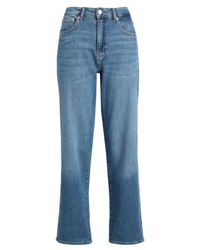 Only Woman Jeans Blue Size 30w-32l Cotton, Elastane