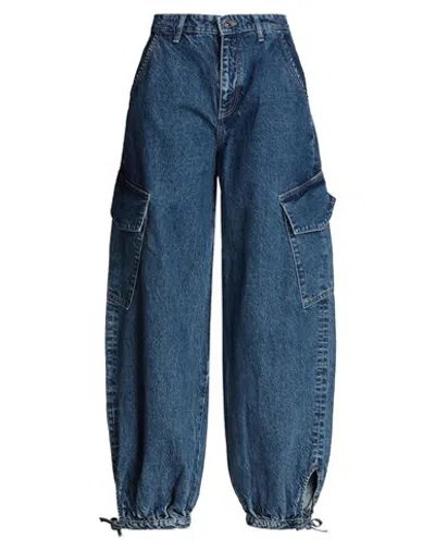 Only Woman Denim Pants Blue Size 30w-32l Cotton