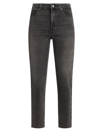 Only Woman Jeans Grey Size 31w-32l Cotton, Recycled Cotton, Elastane In Gray