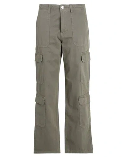 Only Woman Pants Military Green Size M Cotton, Organic Cotton