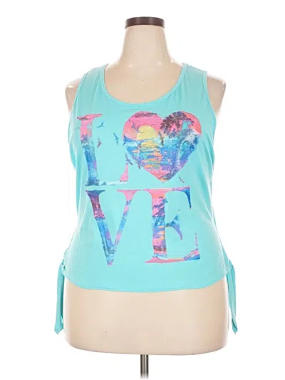 Pre-owned Op Active Tank T In Blue