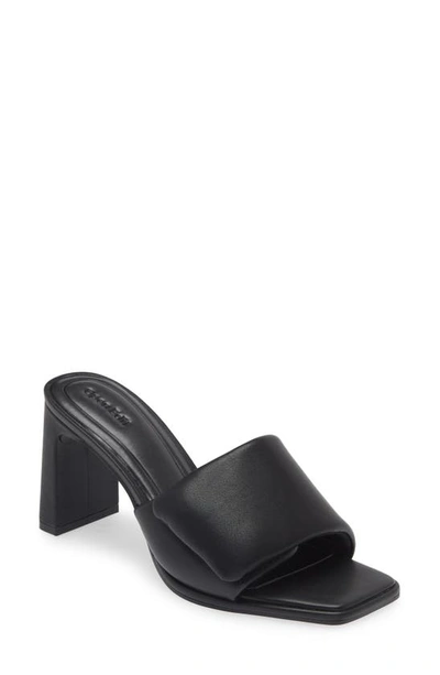Open Edit Preslee Slide Sandal In Black