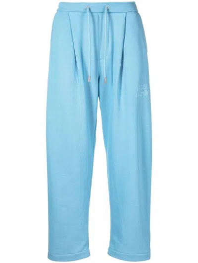 Opening Ceremony Embroidered Track Pants In Blue