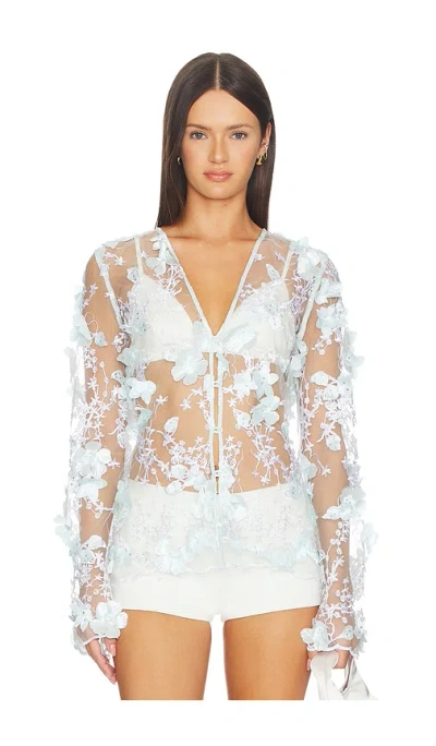Operasport Naya Blouse In Baby Blue