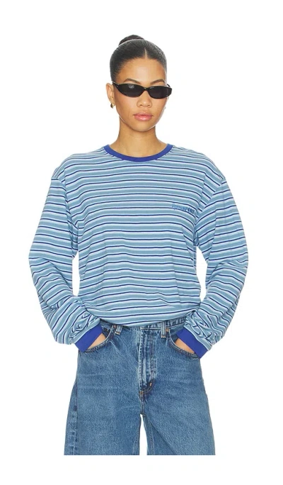 Operasport Neo Unisex T-shirt In Blue Stripes