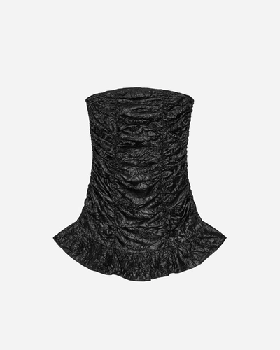 Operasport Victoria Ruched Dress In Black