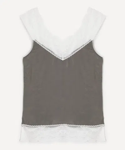 Operasport Women's Livia Coral Smoke Top In Gray