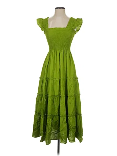 Pre-owned Opt Casual Dress In Green