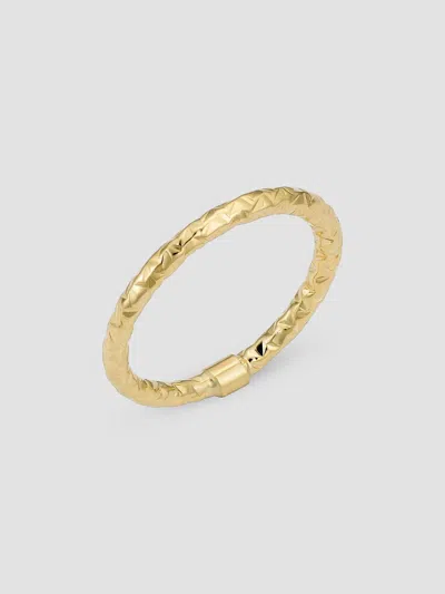 Oradina 14k Yellow Solid Gold Sweet Ring In Yellow Gold