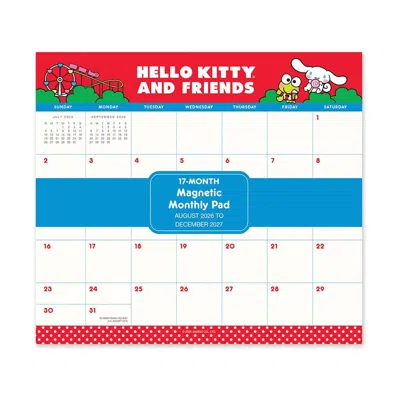 Orange Circle Studio Hello Kitty & Friends Retro 2027 Magnetic Calendar