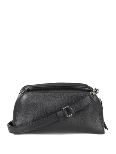 Orciani The Address 26 Soft Logo-plaque Tote Bag In Black