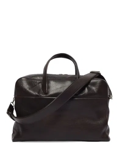 Orciani Work Lagoon Briefcase In Brown