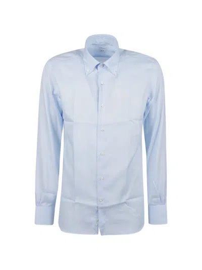 Orian Button-down Long-sleeve Shirt In Blue