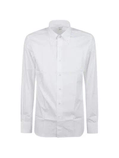 Orian Button-down Slim-fit Shirt In White