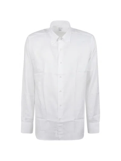 Orian Button-down Slim-fit Shirt In White