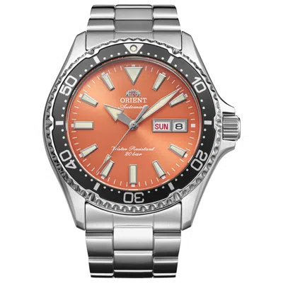 Orient Men's Sports Kamasu Mako V 41mm Automatic Watch Ra-aa0826y In Silver