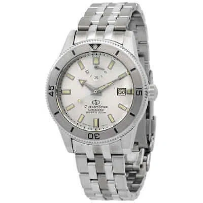 Pre-owned Orient Star Automatic Silver Dial Men's Watch Re-au0502s00b