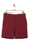 Original Penguin Golf Solid Flat Front Golf Shorts In Cordovan