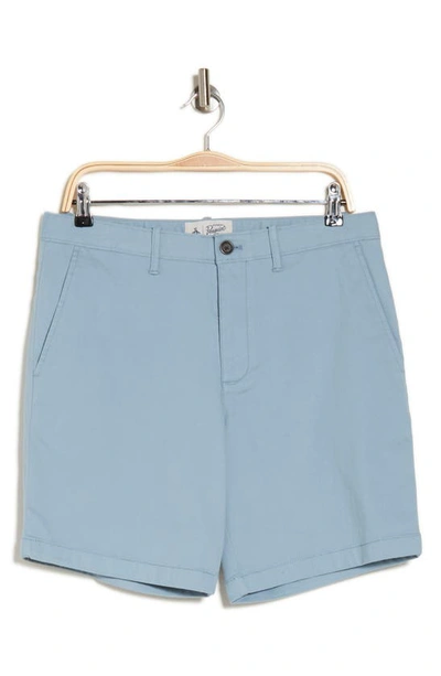 Original Penguin Lightweight Stretch Chino Shorts In Faded Denim