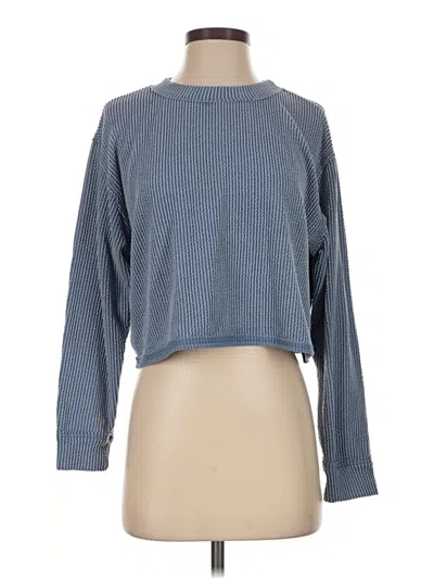 Pre-owned Originality Long Sleeve T-shirt In Blue
