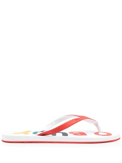 Orlebar Brown Haston O.b Flip Flops In White